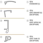 Rampe ALU sans rebord largeur 240mm