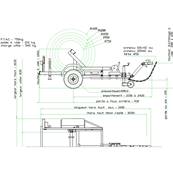 Remorque porte touret PTAC 750 kg