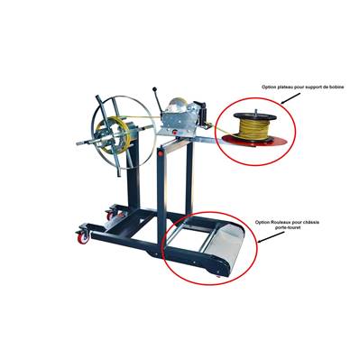 Bobineur, enrouleur de câble manuel